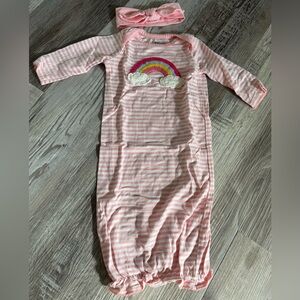 Mud Pie Rainbow Gown with Bow